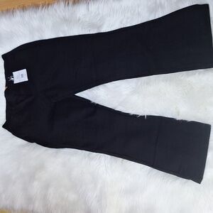 NWT Mary Crafts size 8 black pants, front pockets,  elastic waistband.